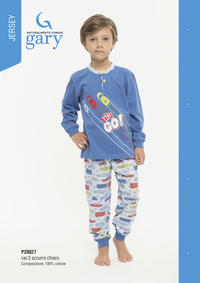 BOY'S PAJAMA M/L P30027 Tellini S.r.l. Wholesale Clothing